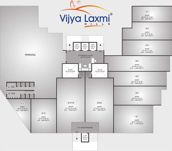 Vijya Laxmi Group, Vijya Laxmi Hills, vijya laxmi village villa, vijya laxmi residency, TYPICAL FLOOR PLAN, Ground Floor Plan, First Floor Plan, Second Floor Plan, Third Floor Plan, Fourth Floor Plan, Typical Floor Plan 3 BHK, Typical Floor Plan 2 BHK